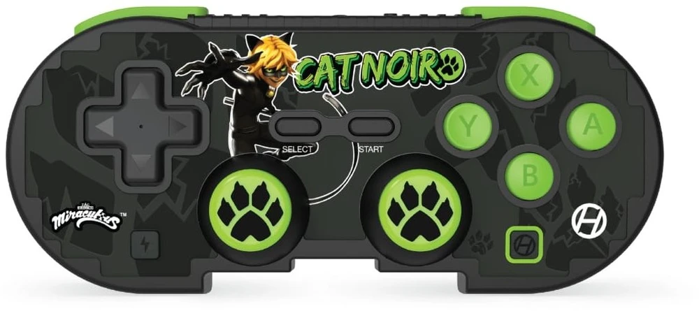 Pad Hyperkin Miraculous Wireless cat noir Juodas, Žalias (M01328-MTCN)