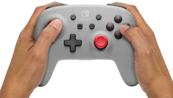 Power A „PowerA“ belaidis valdiklis – retro pilkos spalvos (Nintendo jungiklis)