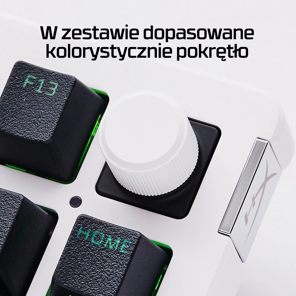 Klaviatūra „HyperX Alloy Rise 75“ viršutinė plokštelė, balta