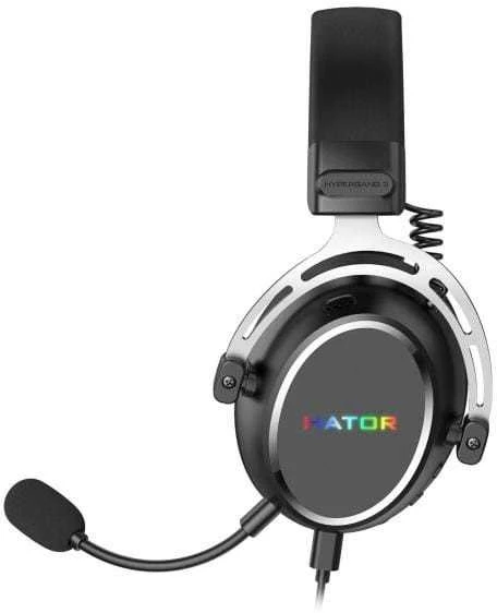 Ausinės Hator Hypergang 3 USB ESH50 RGB juoda
