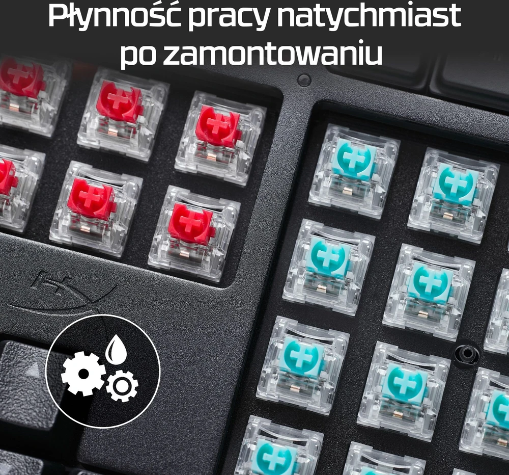 Klaviatūra HyperX linijinis jungiklis