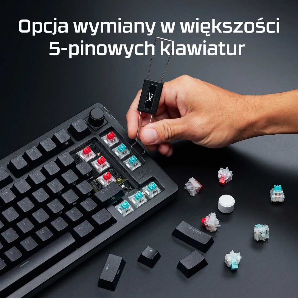 Klaviatūra „HyperX“ lytėjimo jungiklis