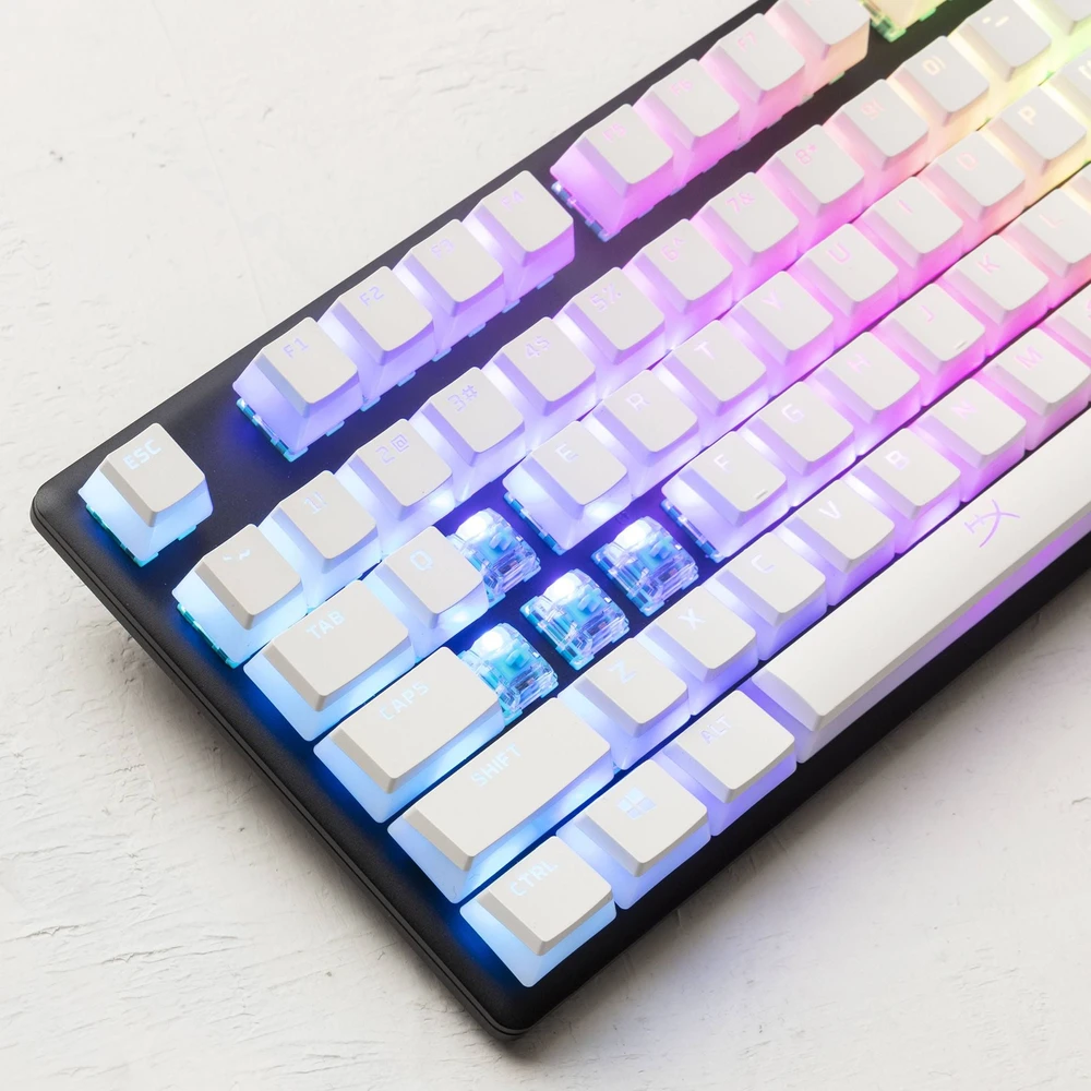 Pakaitiniai klavišai HyperX Pudding Keycaps Full Key Set, US išdėstymas