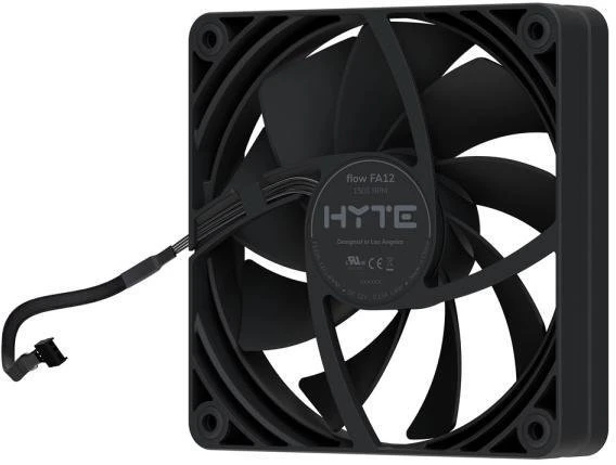 HYTE FA12 ventiliatoriai, 4 vnt. – 120 mm, žingsnis Juodas