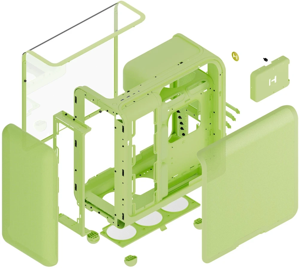HYTE X50 Midi Tower – Matcha pieno skonio