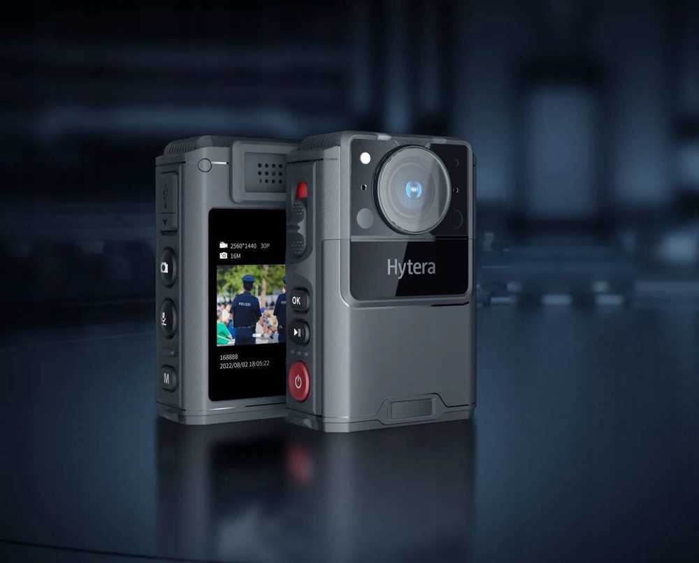 Kamera Hytera HYTERA Kamera nasobna GC550, 32GB, IR, 2K, 4G, WLAN, BT, GPS, IP67