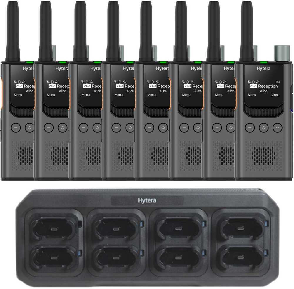 „Hytera HYTERA Radio DMR+analog HYT-S35, UHF 400-470 MHz, 2200 mAh, Metallic pilkas“