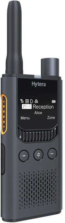 HYTERA S1 Pro HYT-S35 B1 0.5W UHF 446MHz su nuimama ličio polimerų 2200mAh baterija / 5.4 cm antena / 3.5 mm garso lizdu ir 1.3 colio OLED ekranu