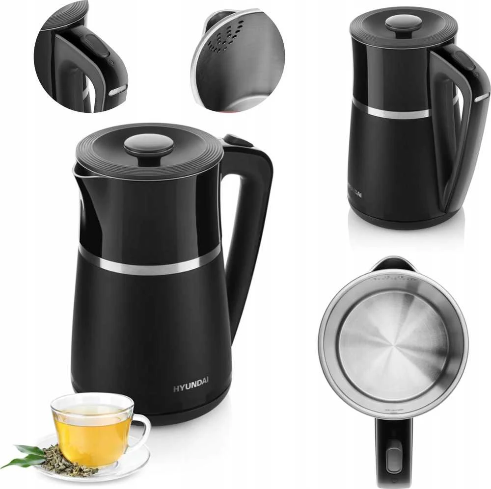 Virdulys Hyundai HYUNDAI Elektrinis virdulys VK306 Juodas