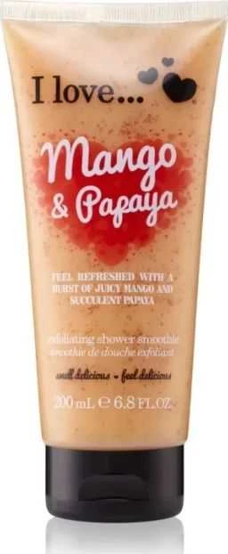 I Love Originals Mango & Papaya Exfoliating Dušo želė For All Skin Types, 200 ml