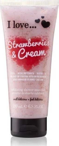 I Love Coconut & Kreminis Exfoliating Dušo želė, 200 ml