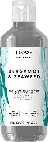 I Love Naturals Collection Vegan maitininantis Lime Ginger & Cardamom Kūno prausiklis, 500 ml
