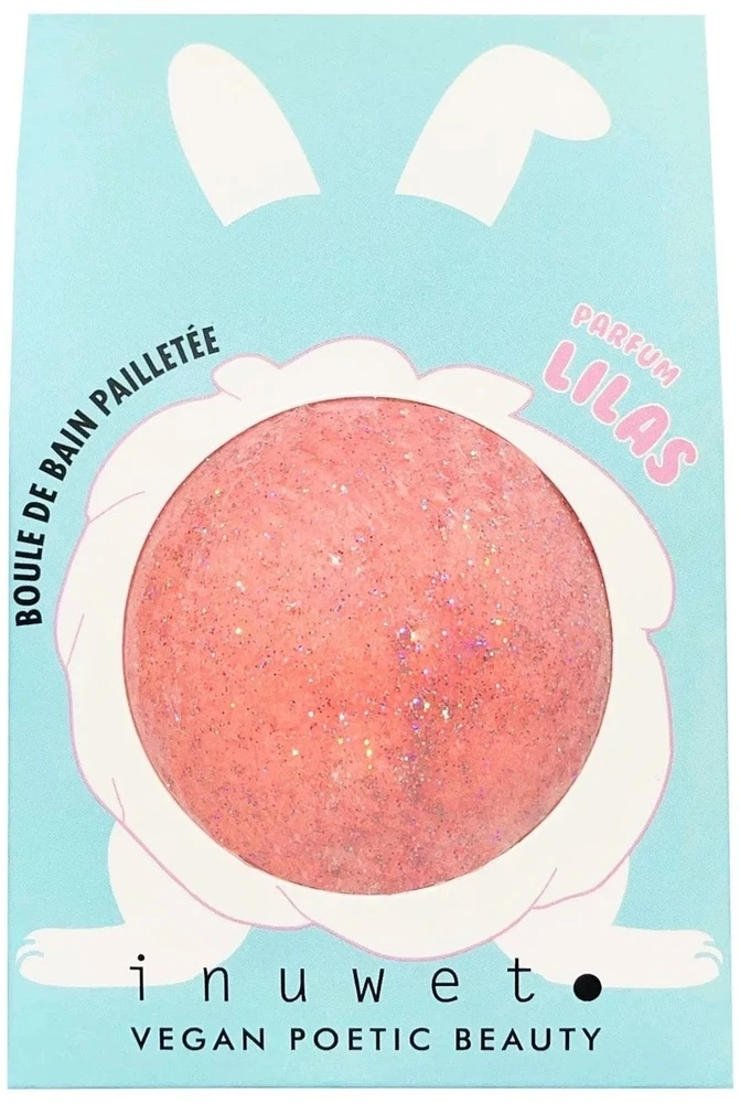 I love Inuwet, Lilas, Hydrating, Floral, Bath Bomb, 120 g For Women