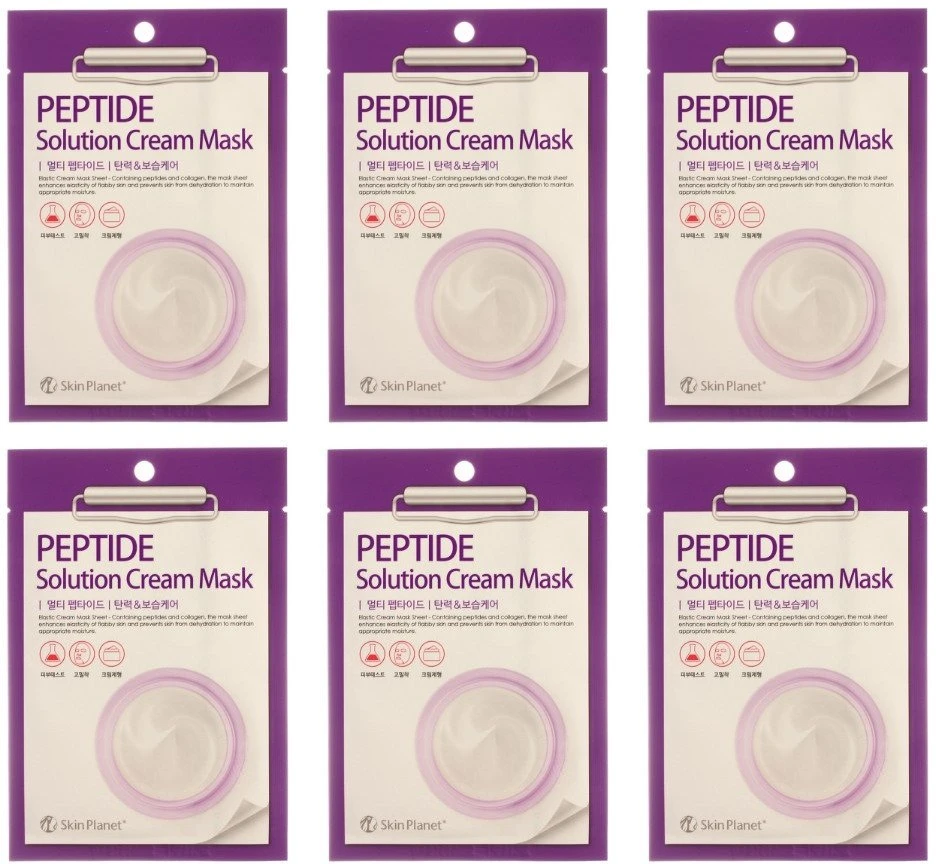 „Mijin Skin Planet“ peptidinė elastingumo lakštinė veido kaukė, 30 ml