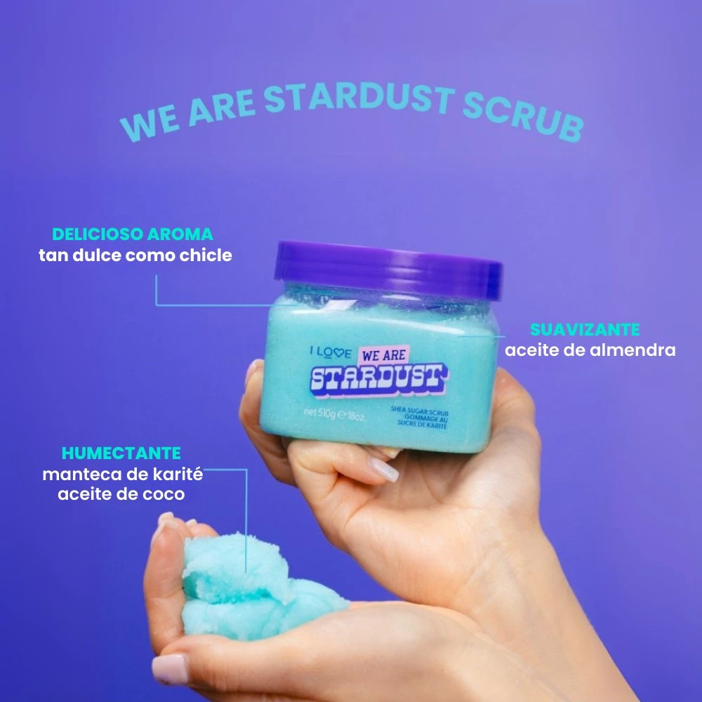 Šveičiamasis kūno šveitiklis „I Love We Are Stardust“, 510 g