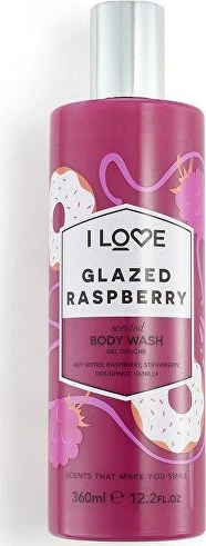 I Love I'LOVE GLAZED RASPBERRY kūno prausiklis, 350 ml