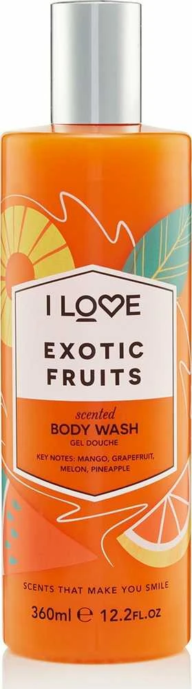 I Love I'LOVE EXOTIC FRUITS kūno prausiklis, 350 ml