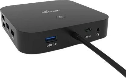 I-TEC USB-C Dual Ekranas MST DS 2x DP 1x GLAN 3x USB 3.1 2x USB 2.0 1x USB-C-DatA 1x Audio/Mic Jack 1x 100W USB-C PD + įkroviklis 112W