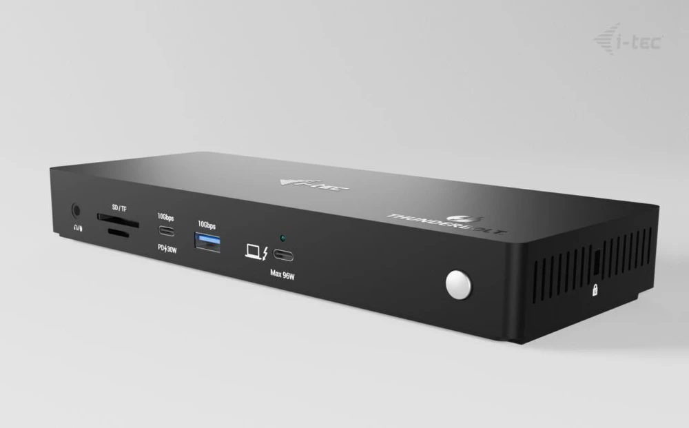 Stacja/replikator I-TEC 3X Ekranas Power Delivery 9 Thunderbolt 4 (TB4TRIPLEDOCKPDUK)