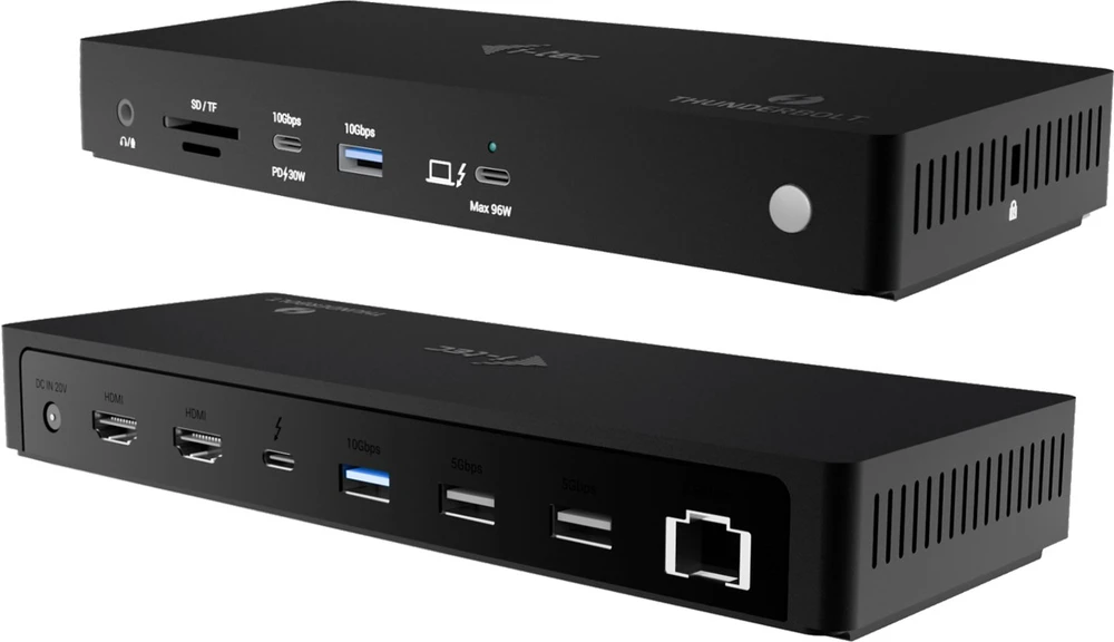 Stacja/replikator I-TEC 3X Ekranas Power Delivery 9 Thunderbolt 4 (TB4TRIPLEDOCKPDUK)