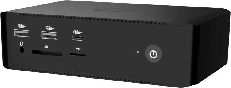 I-tec Thunderbolt 5 doko stotelės priekinė dalis su jungtimis