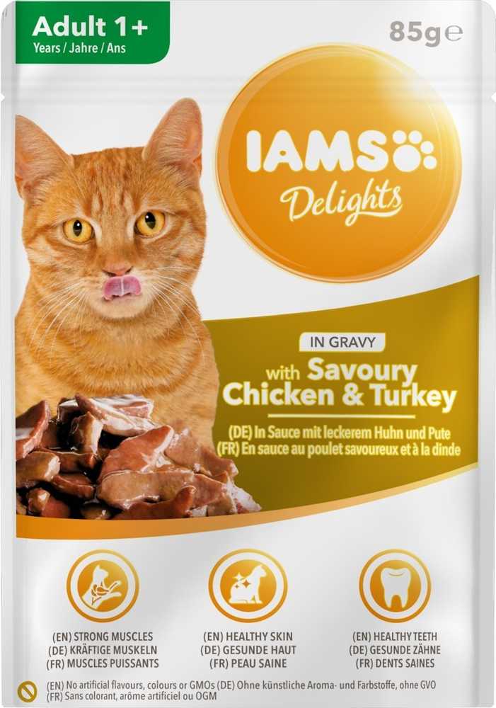 Eukanuba Drėgnas Kačių Maistas - Iams Naturally Suaugusiųjų Žemė Ir Jūra, Mėlyna