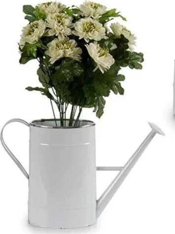 Ibergarden Laistytuvo formos vazono dangtelis, metalinis, baltas, aukštis 24 cm