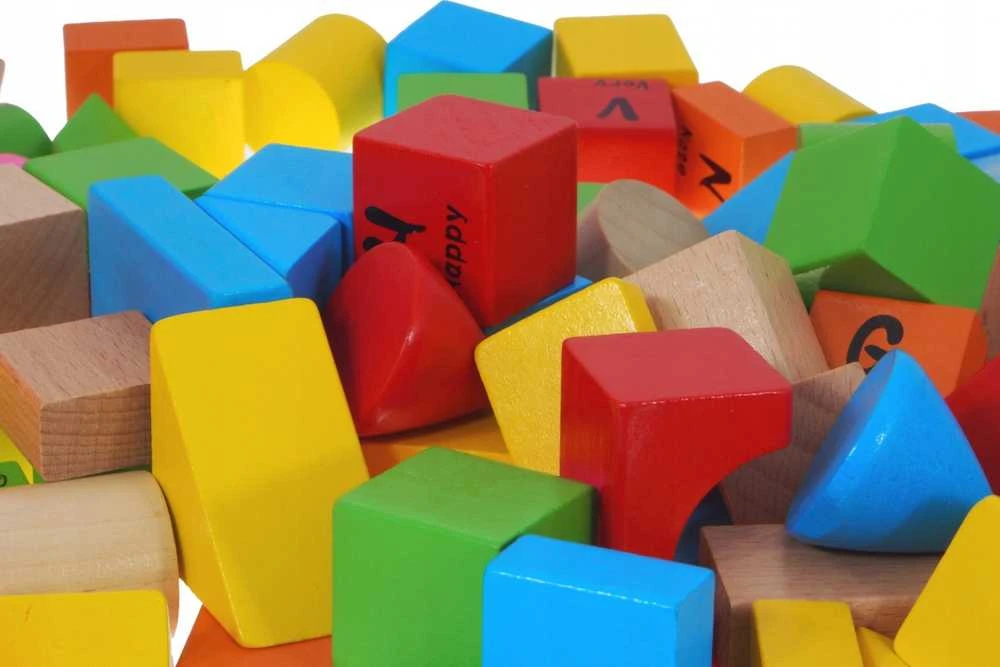 iBOX Medinis kaladėlių rinkinys, 100 elementų