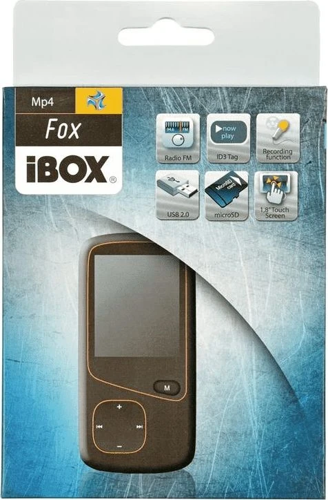 Automagnetola IBOX IMP34V1816BK MP4 GROTUVAS IBOX FOX 4GB Juodas