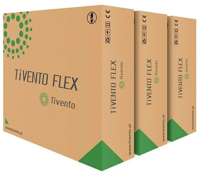 IBP Tivento Dengtas varinis vamzdis 1/2 apskritimo, 50 m, 2 vnt., 12 vnt., lankstus