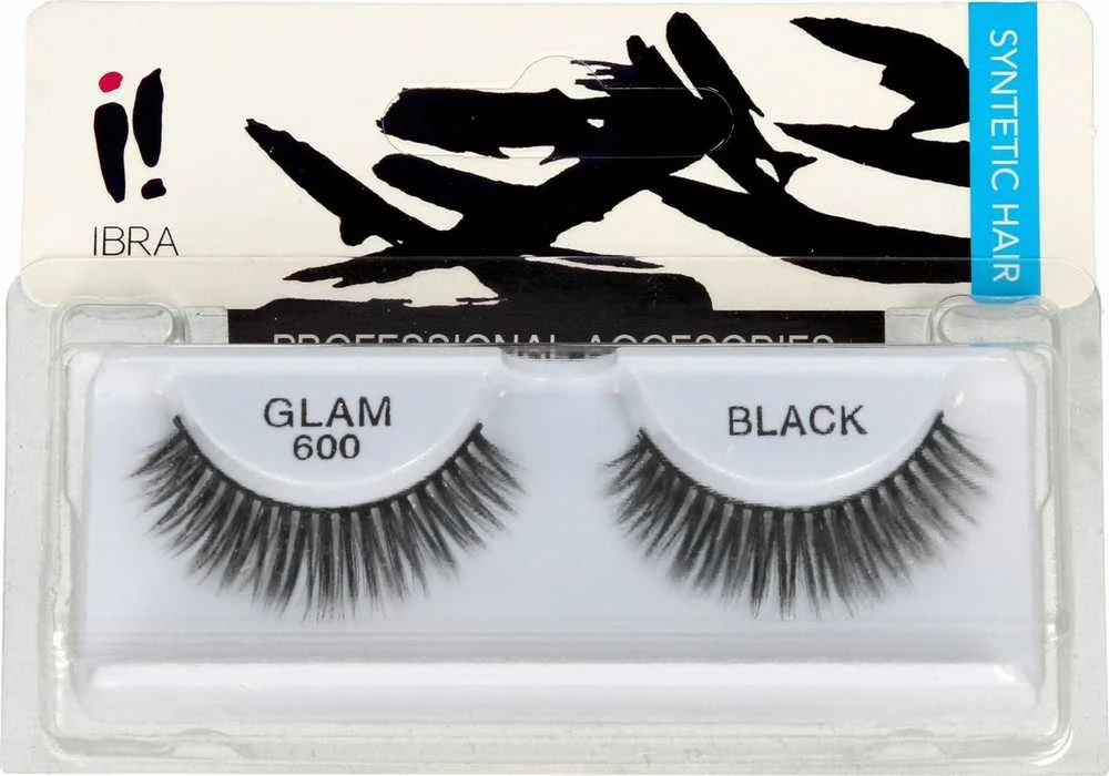 Ibra GLAM Glam 600 Juodas dryžuotos blakstienos