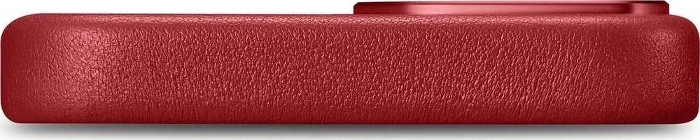 iCarer Leather made of natural leather Apple iPhone 14 Plus dėklas telefonui raudonos spalvos (compatible with MagSafe)