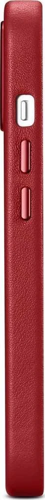 iCarer Leather made of natural leather Apple iPhone 14 Plus dėklas telefonui raudonos spalvos (compatible with MagSafe)