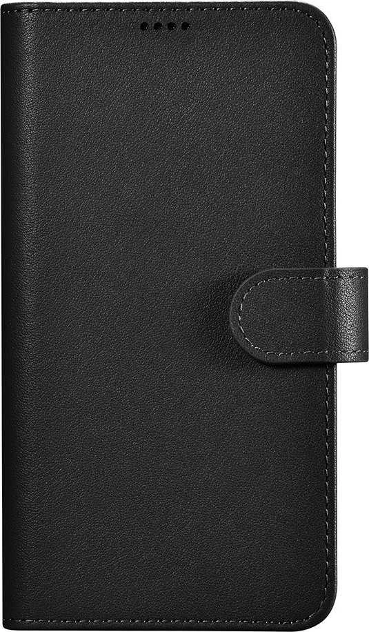 iCarer Wallet Samsung Galaxy S23 Plus leather wallet dėklas telefonui juodos spalvos