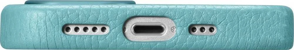 iCarer Litchi Premium Leather Apple iPhone 14 Plus Magnetic Leather with MagSafe dėklas telefonui žalios spalvos (WMI14220711-GN)