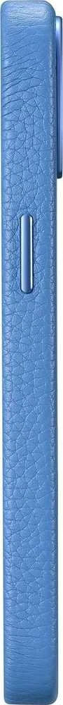 iCarer Litchi Premium Leather Apple iPhone 14 Plus Magnetic Leather with MagSafe dėklas telefonui žydros spalvos (WMI14220711-LB)