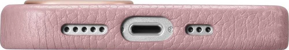 iCarer Litchi Premium Leather Apple iPhone 14 Plus Magnetic Leather with MagSafe dėklas telefonui rožinės spalvos (WMI14220711-PK)