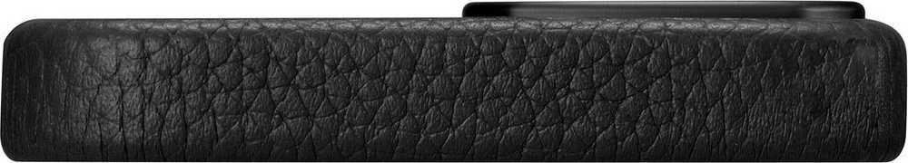 iCarer Litchi Premium Leather Apple iPhone 14 Plus Magnetic Leather with MagSafe dėklas telefonui juodos spalvos (WMI14220711-BK)
