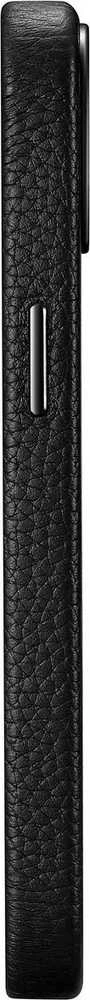 iCarer Litchi Premium Leather Apple iPhone 14 Plus Magnetic Leather with MagSafe dėklas telefonui juodos spalvos (WMI14220711-BK)