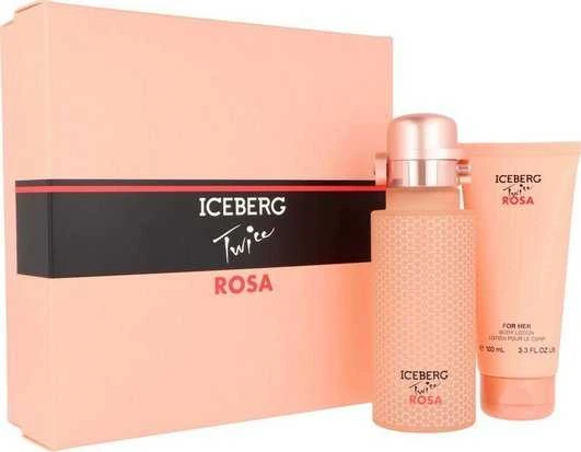 Iceberg Twice Rosa Tualetinis vanduo 125ml Purškiklis Kvapusis kūno losjonas 100ml