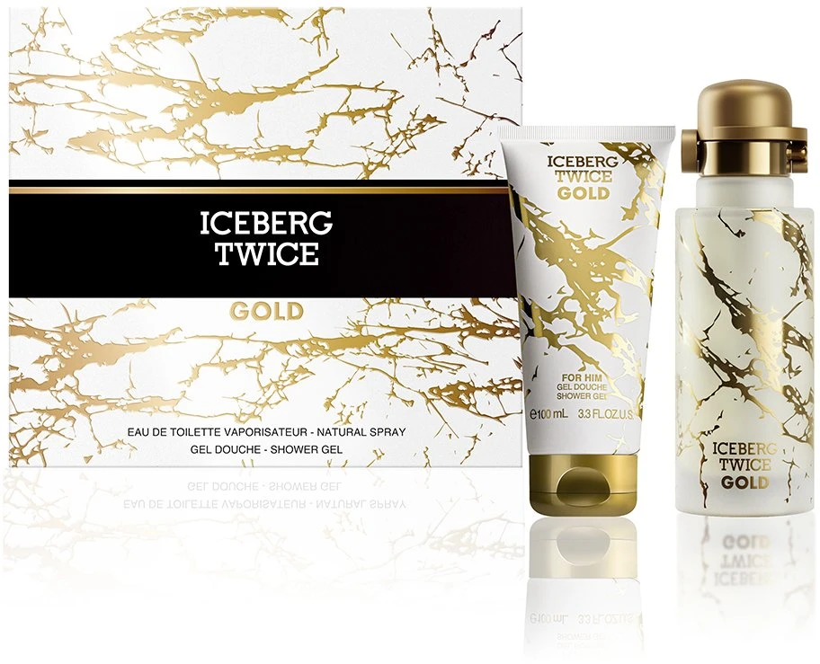 Iceberg Twice Gold rinkinys vyrams (EDT, 125 ml + dušo želė, 100 ml)