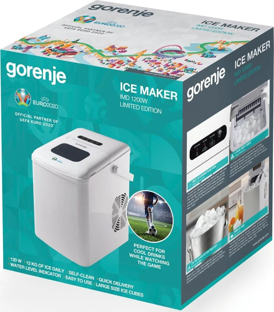 Gorenje | Ledo kubelių gaminimo aparatas | IMD1200W | Talpa 1,8 L | Baltas