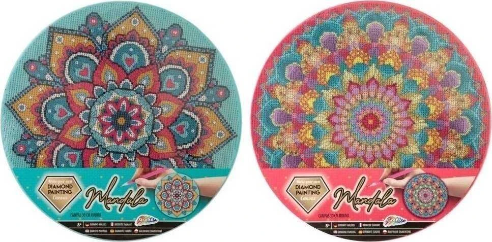 Deimantinė mozaika mandala rinkinys 2 vnt