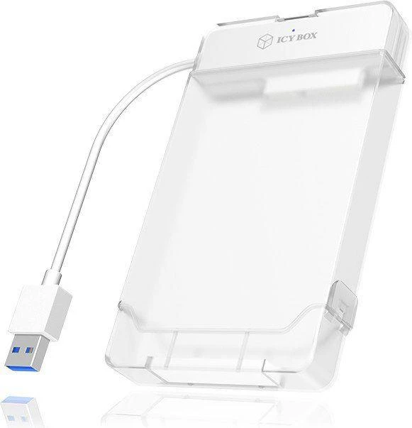 Raidsonic | ICY BOX | Adapterio laidas su apsauginiu dangteliu 2,5" SATA kietiesiems diskams prie USB 3.0, mėlynas Access LED | SATA | USB 3.0 | 2,5"