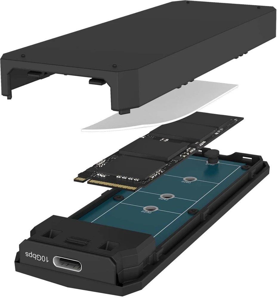 ICY BOX IB-1805ML-CU31 M.2 NVMe SSD korpusas