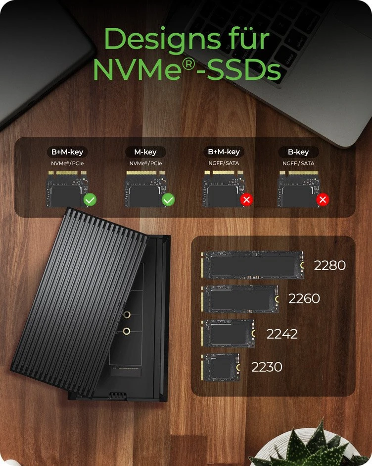 „Raidsonic“ korpusas M.2 40 Gbps | IB-1920M-C42