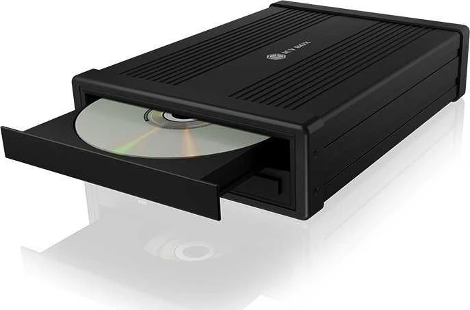RaidSonic ICY BOX IB-525-U3 korpusas vienam 5,25 colio SATA įrenginiui – palaiko CD/DVD/Blu-ray