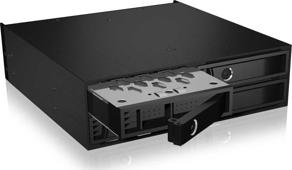 RAD ICY BOX IB-2242U2K 13,3 cm (5.25″) Atminties disko dėklas Juoda