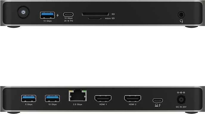ICY BOX USB4 10w1 | 2x HDMI | 1x USB-C PD | 1x RJ45