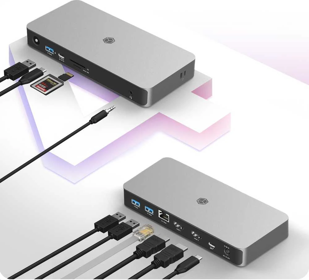 ICY BOX USB4 10w1 | 2x HDMI | 1x USB-C PD | 1x RJ45